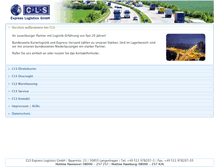 Tablet Screenshot of cls-overnight.de